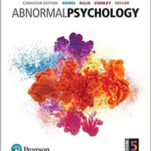 Test Bank for Abnormal Psychology 1st Edition By Deborah C Beidel, Cynthia M. Bulik, Melinda A. Stanley, Steven Taylor ISBN 9780134618654