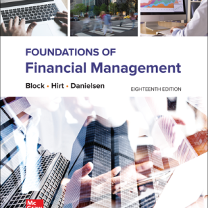 Foundations Of Financial Management 13th Edition Canadian edition By Stanley B. Block, Geoffrey A. Hirt, Bartley Danielsen, Doug Short, Michael Meehan Test bank