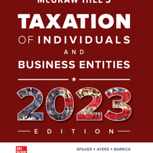 McGraw-Hill's Taxation of Individuals 2023 Edition 14th Edition By Brian Spilker and Benjamin Ayers and John Barrick and Troy Lewis and John Robinson and Connie Weaver and Ronald Worsham Solution manual.