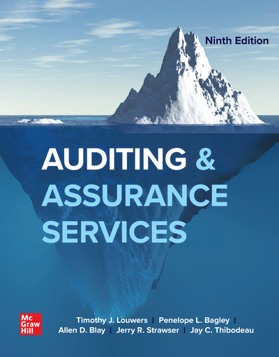 Auditing & Assurance Services 4th Edition By William F. Messier Jr, Steven M. Glover, Douglas F. Prawitt, Naomi Paisley, Gregory Springate Solution manual